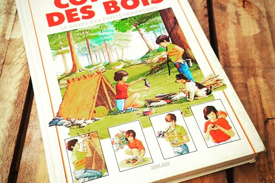 couverture du livre copain des bois. Bushcraft pour enfants et petits aventuriers.