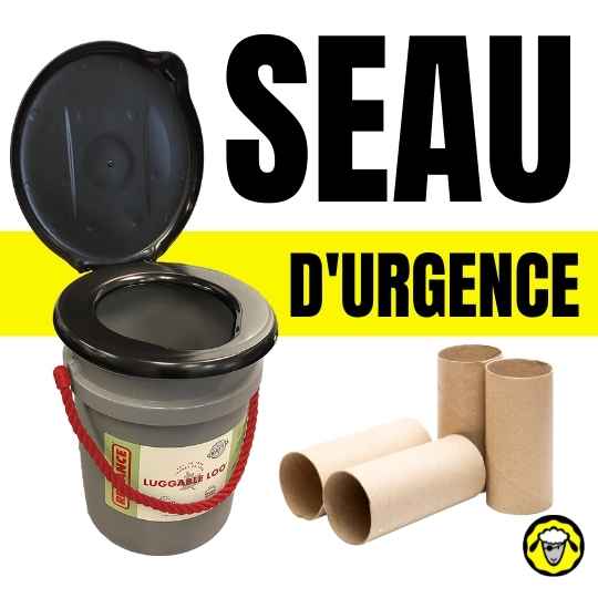Toilettes survivaliste en cas de crise