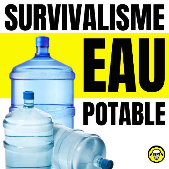 L'eau potable coule toute seule au robinet. Les survivalistes mettent en place des solution pour avoir accès à de l'eau potable en toute circonstances, de façon pragmatique, simple et low-tech.