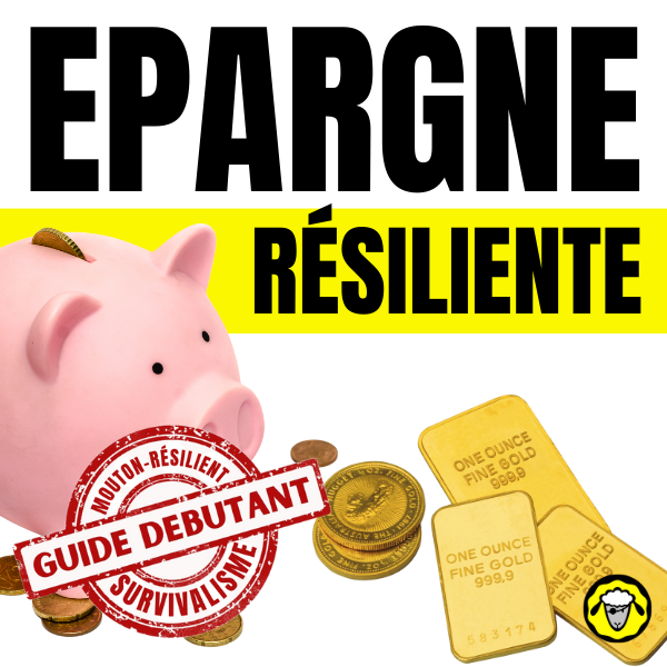 Guide débutant de survivalisme Mouton Résilient : épargne résiliente