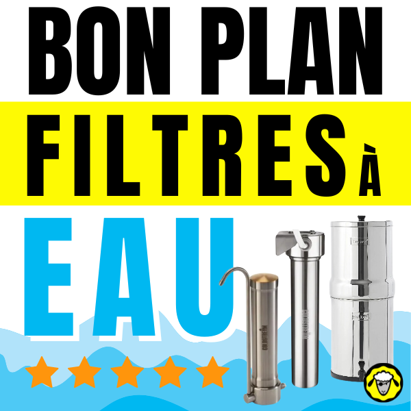 Filtre_A_Eau_Bon_Plan_Code_Promo_Berkey_Oko_Coldstream_Doulton Bon plan pour s'équiper pas cher du meilleur matériel de filtration de l'eau. Un code promo pour profiter des filtres à eau et purificateur haut de gamme pour la maison et la randonnée : Berkey, Coldstream,Öko, Doulton, Aquatechnique, etc.