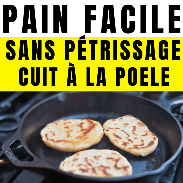 pain-facile-cuit-a-la-poele Pain maison facile sans pétrissage, cuit à la poêle, idéal pour une cuisson rapide et sans four.