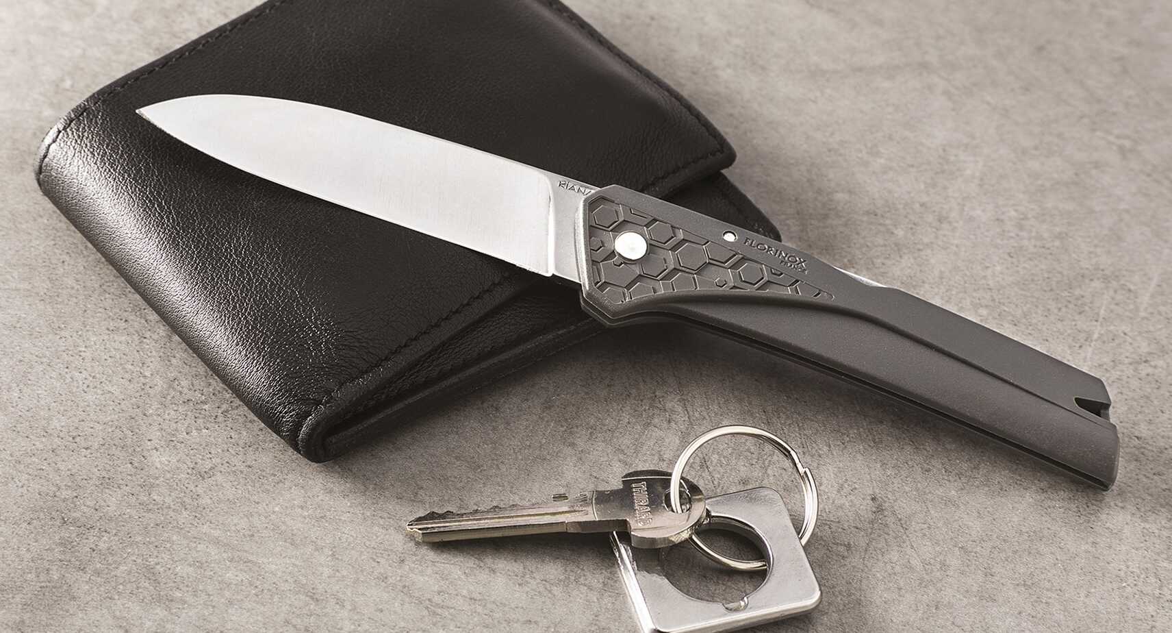 couteau Florinox Kiana EDC avec porte clé et porte feuille