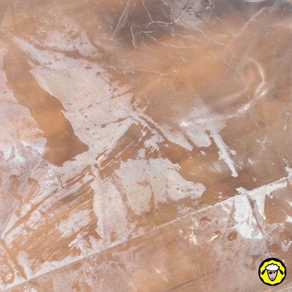 Filtre-A-Gravite-Vacances-FTO-20 condensation à l'intérieur du sac hermétique. Malgres un séchage d'une semaine des cartouches filtrantes FTO+, les cartouches emballées dans un sac hermétique montrent qu'elles contiennent encore de l'humidité.