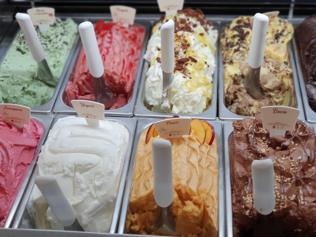 Photo by Lama Roscu variety of ice creams